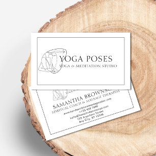 Spirituele Therapie Spa Lichaamsmassage Yoga Medit Visitekaartje