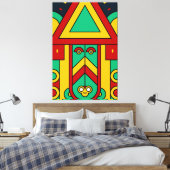 Spirituele Tiki Canvas Afdruk (Insitu (Slaapkamer))