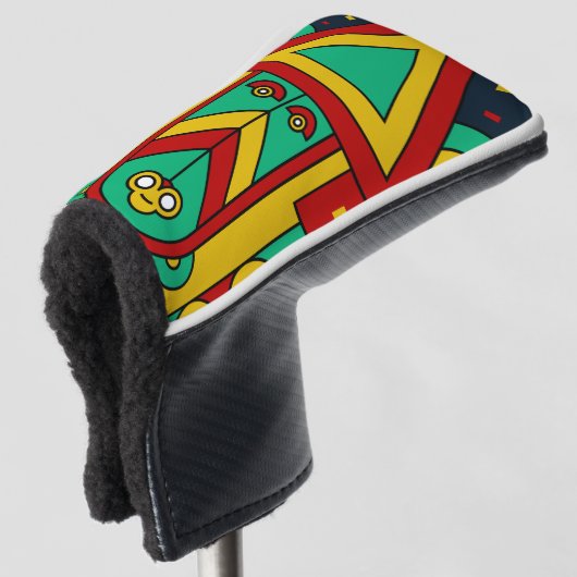 spirituele tiki golfheadcover (3/4 voorkant)