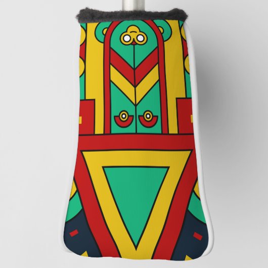 spirituele tiki golfheadcover (Draai 90)