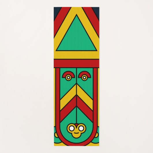 spirituele tiki yogamat (Voorkant)