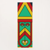 spirituele tiki yogamat (Achterkant)