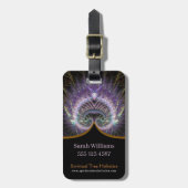 Spirituele Tree Holistische Dubbelzijdige Custom Bagagelabel (Voorkant verticaal)