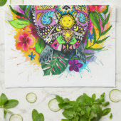 Spirituele Turtle Lover Theedoek (Gevouwen)