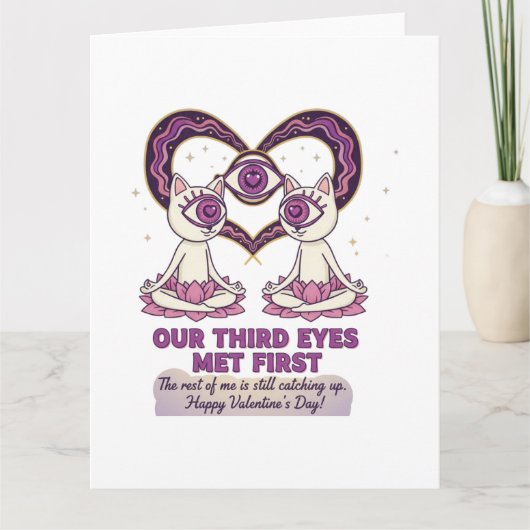 spirituele Valentijnsdag Kaart (Voorkant)