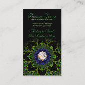 Spirituele ventilator met Logo Visitekaartje (Achterkant)