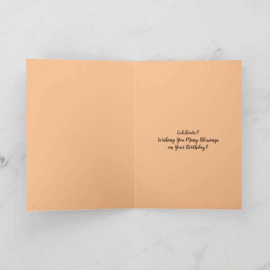 Spirituele verjaardag Kaart (Binnen)