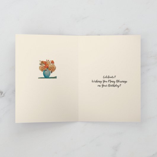 Spirituele verjaardag Kaart (Binnen)