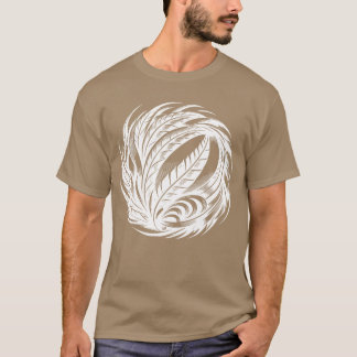 Spirituele Vogel Veren Bal Meditatie vriendin meis T-shirt