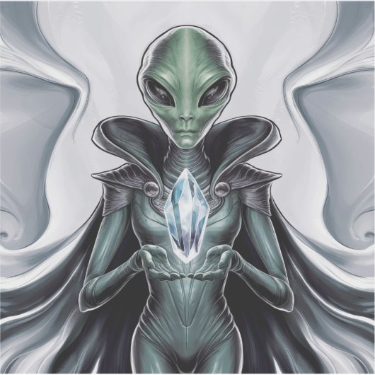 Spirituele vreemdeling sticker (Voorkant)