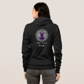 Spirituele vrije geest Boho, gepersonaliseerd Hoodie (Achterkant volledig)