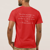 Spirituele vrijwaringsclausule met Verse T-shirt (Achterkant)