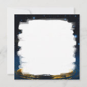 Spirituele vrouw in het water onder de sterren feestdagenkaart (Achterkant)