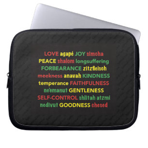 Spirituele VRUCHTEN VAN DE Christelijke ZUIVERING  Laptop Sleeve