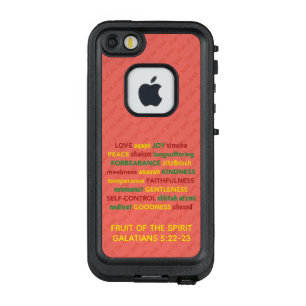 Spirituele VRUCHTEN VAN HET  GEDISTILLEERDE Koraal LifeProof FRÄ’ iPhone SE/5/5s Hoesje