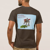 Spirituele Warrior door geloof/veroveraar T-shirt (Achterkant)