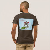 Spirituele Warrior door geloof/veroveraar T-shirt (Achterkant volledig)