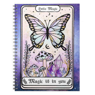 Spirituele Witchy Tarot-kaart Notitieboek
