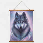 Spirituele Wolf Hanging Tapestry Hangend Wandkleed (Voorkant 3)