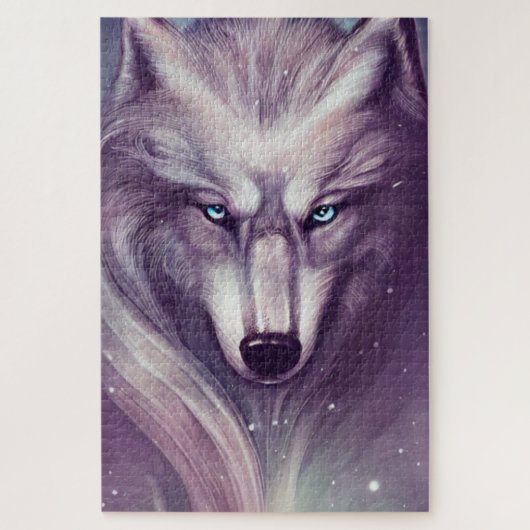 Spirituele Wolf Jigzaag Puzzle Legpuzzel (Verticaal)