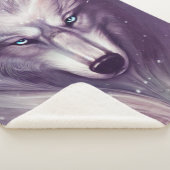 Spirituele Wolf Sherpa Blanket Sherpa Deken (3/4)