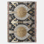 Spirituele Yantra Gooi Deken (Voorkant Verticaal)