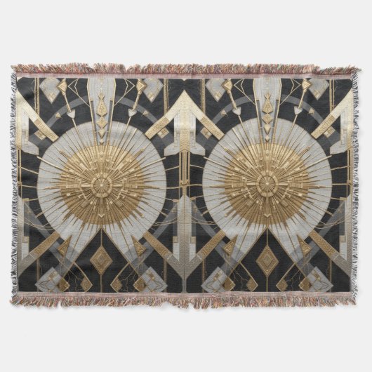 Spirituele Yantra Gooi Deken (Voorkant)