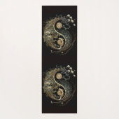 Spirituele Yin en Yang Meditation Black and Gold  Yogamat (Achterkant)