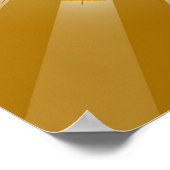 Spirituele Yin Yang over Lotus Background Poster (Hoek)