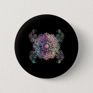 Spirituele Yoga Flow Heilige Geometrie Prana Kunst Ronde Button 5,7 Cm