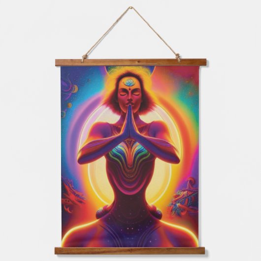 Spirituele Yoga Hanging Tapestry Hangend Wandkleed (Voorkant 3)