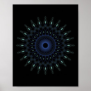 Spirituele Yoga Heilige Geometrie Hindoe Pilates Y Poster