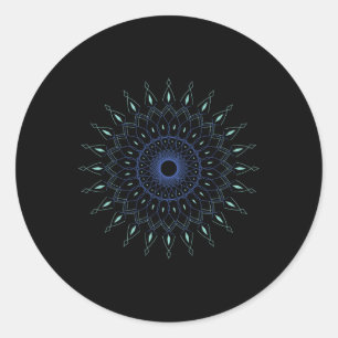 Spirituele Yoga Heilige Geometrie Hindoe Pilates Y Ronde Sticker