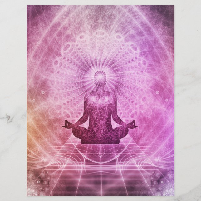 Spirituele Yoga Meditation Zen Colorful (Voorkant)