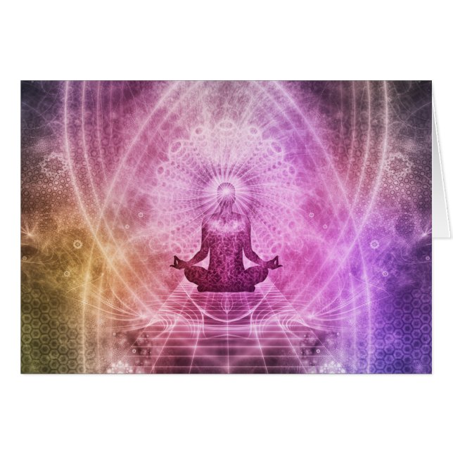 Spirituele Yoga Meditation Zen Colorful (Voorkant Horizontaal)