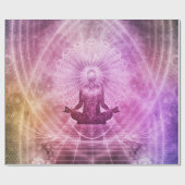 Spirituele Yoga Meditation Zen Colorful Cadeaupapier (Vlak)