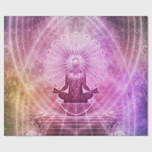 Spirituele Yoga Meditation Zen Colorful Cadeaupapier (Vlak)
