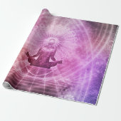 Spirituele Yoga Meditation Zen Colorful Cadeaupapier (Uitgerold)