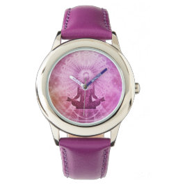 Spirituele Yoga Meditation Zen Colorful Horloge