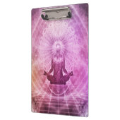 Spirituele Yoga Meditation Zen Colorful Klembord (Links)