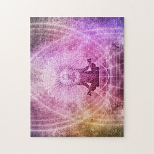 Spirituele Yoga Meditation Zen Colorful Legpuzzel (Verticaal)