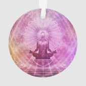Spirituele Yoga Meditation Zen Colorful Ornament (achterkant)