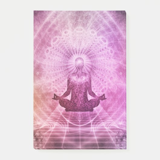 Spirituele Yoga Meditation Zen Colorful Post-it® Notes (Voorkant)