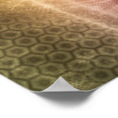 Spirituele Yoga Meditation Zen Colorful Poster (Hoek)