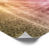 Spirituele Yoga Meditation Zen Colorful Poster (Hoek)