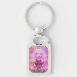 Spirituele Yoga Meditation Zen Colorful Sleutelhanger