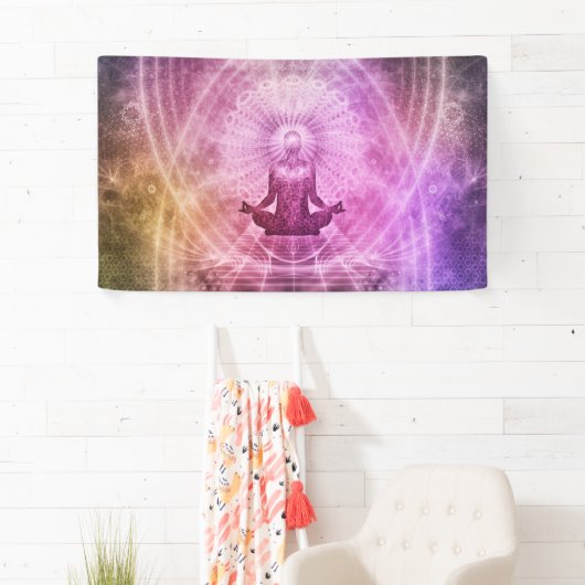 Spirituele Yoga Meditation Zen Colorful Spandoek (Insitu)