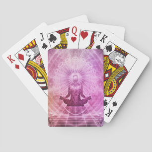 Spirituele Yoga Meditation Zen Colorful Speelkaarten