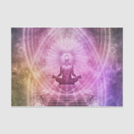 Spirituele Yoga Meditation Zen Colorful Tissuepapier