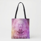 Spirituele Yoga Meditation Zen Colorful Tote Bag (Voorkant)